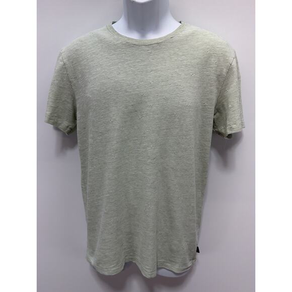 Lucky Brand Textured T Shirt Mens Size Small Green Short Sleeve California - Picture 1 of 5